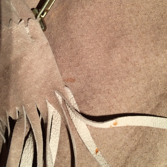 🎉HP🎉 ABS 💕 fringe suede jacket Gifted - Picture 3 of 4