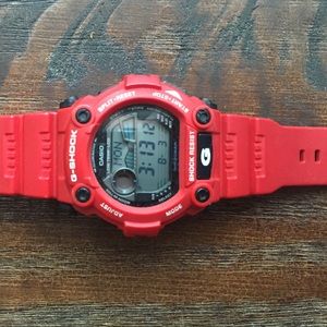 Red G-shock Watch