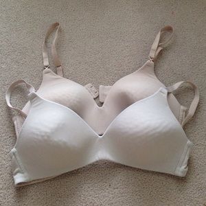Lot of 2 Wire Free Bras