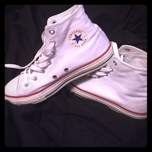 WHITE CONVERSE HIGH TOP