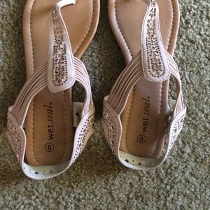 Cute nude colored sandals