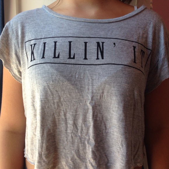 "Killin It" flowy crop top