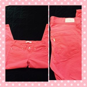 Levi's 524 skinny jeans.