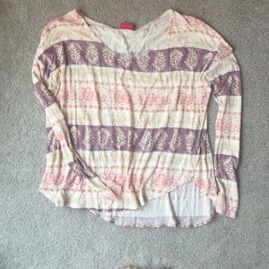 Free People Flowy Longsleeved top