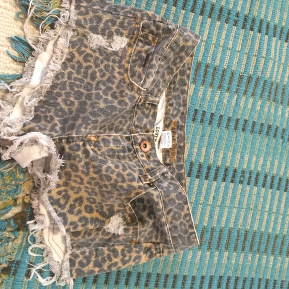 Cheetah shorts