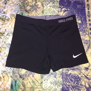Nike Pro black shorts