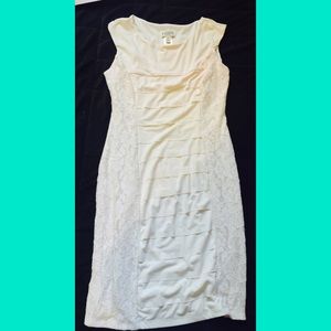 White Bodycon dress.