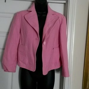 Pink blazer