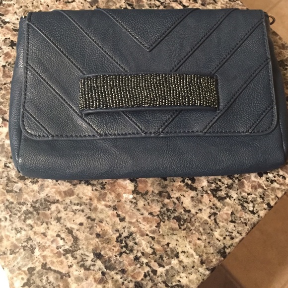 Steven Madden Cross Body/Clutch Bag Dark Navy - Picture 4 of 4
