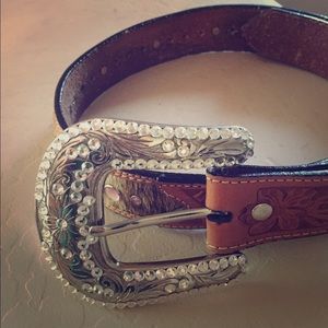 Cowgirl Rodeo Belt with snaps