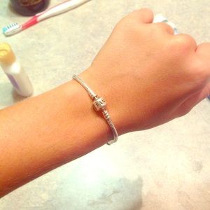 Sterling silver pandora bracelet