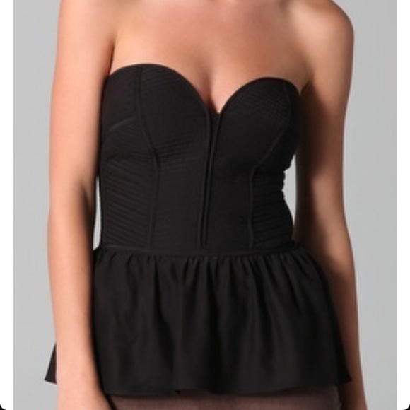 Tobi Parker strapless top