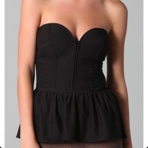 Tobi Parker strapless top
