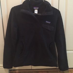 Patagonia Quarter Zip Black Fleece