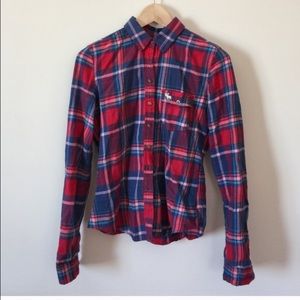 A&F plaid shirt