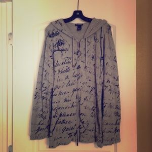 Lane Bryant Grey ZipUp Hoodie