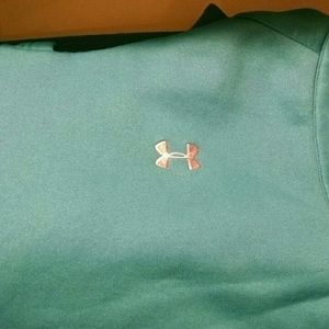 Blue Under Armour hooded sweatshirt