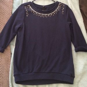 Navy sweater