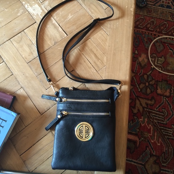 A black purse