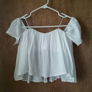 Lulus off the shoulder crop top