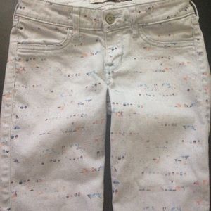 Patterned Hollister jeans