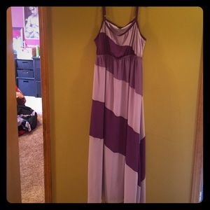 Multi purple maxi dress