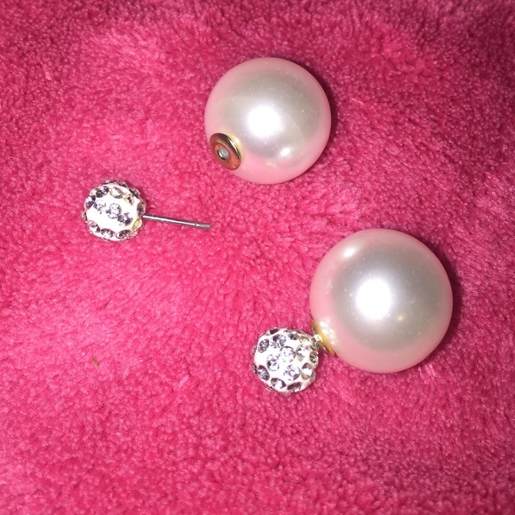 diamond and pearl earrings