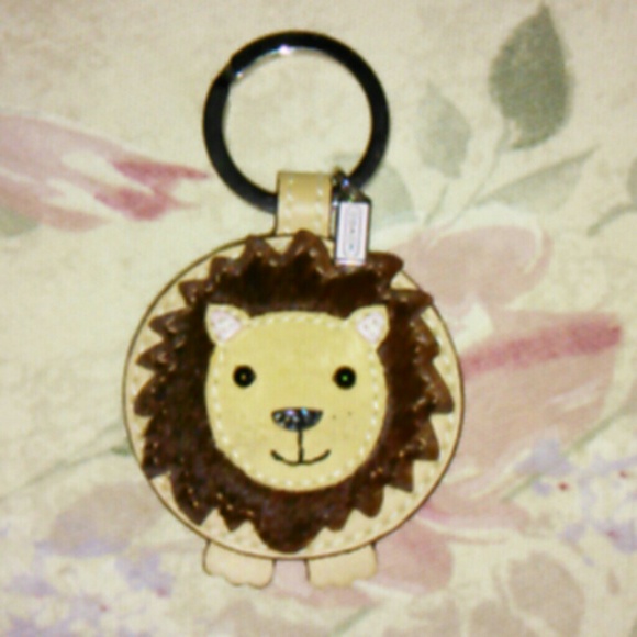 Coach Lion key chain FOB