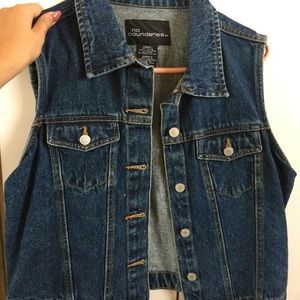 Denim vest