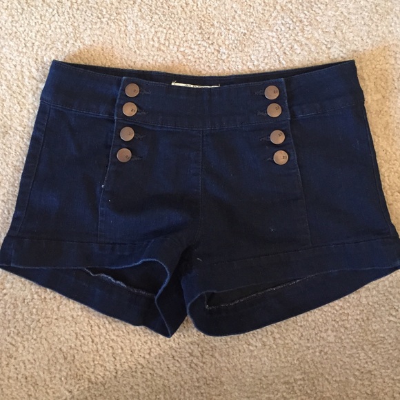 Forever 21 Other - Blue denim sailor shorts
