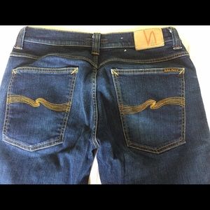 Nudie Jeans "Grim Tim" Blue Worn Like New Sz 34/34
