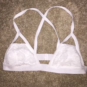 White swim suit top NWOT