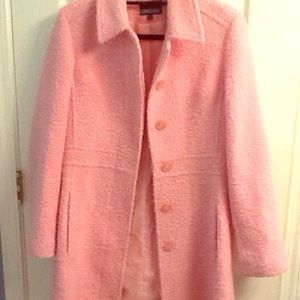 Pink Tweed Peacoat