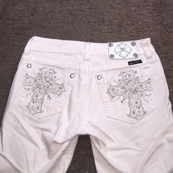 Skinny Miss Me Jeans Pale Pink Color