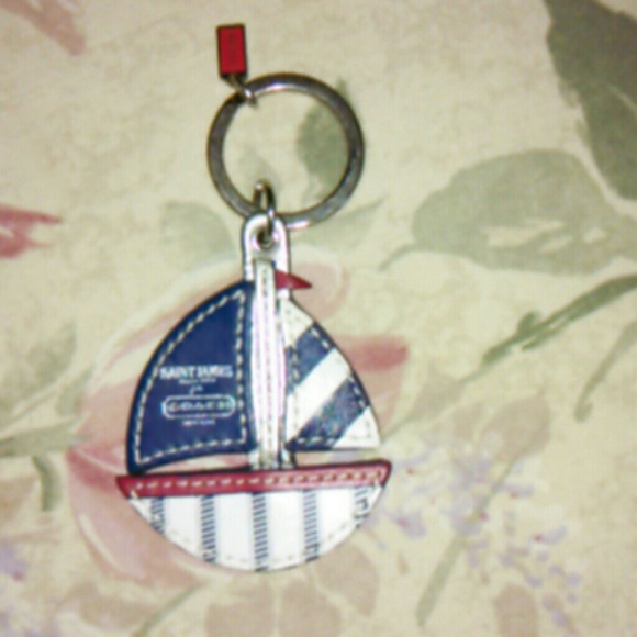 Coach Saint James Depuis 1889 key chain FOB.#64522 - Picture 1 of 2