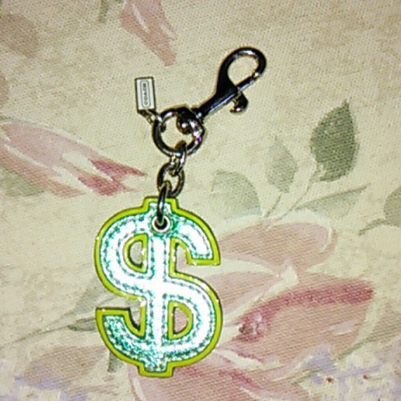 Coach Dollar sign key chain FOB.