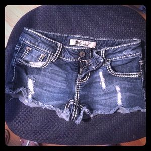Wet Seal jean short shorts!