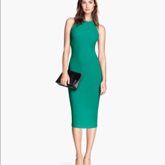 Simple green dress