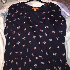 Palm Tree Shift Dress