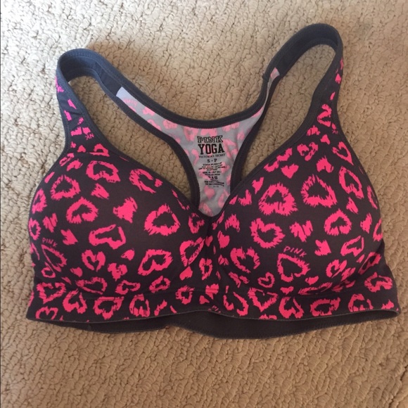 Victoria's Secret pink yoga sports bra