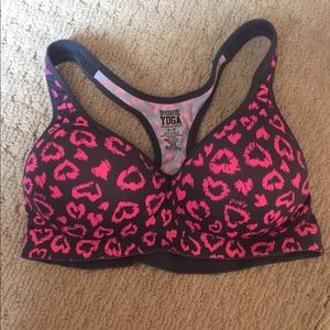 Victoria's Secret pink yoga sports bra