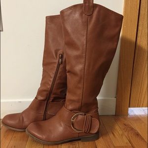 Urban Og Chestnut Knee High Riding Boots