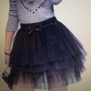 BLACK 5 LAYERED LACE GAUZE TUTU MINI SKIRT SZ S BLACK 5 LAYERED LACE GAUZE TUTU MINI SKIRT SZ S