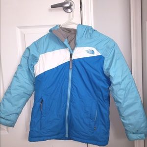 Blue North Face Coat