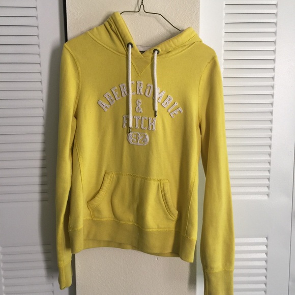 Abercrombie and Fitch Yellow Hoodie