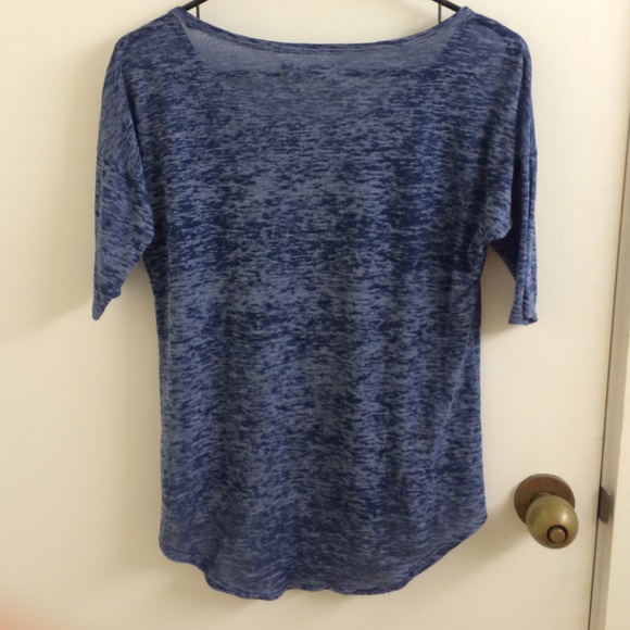 Gilly Hicks Blue Heather Top - Picture 2 of 3