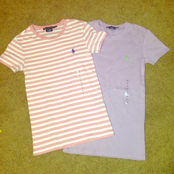 TWO girls polo Ralph Lauren shirts!
