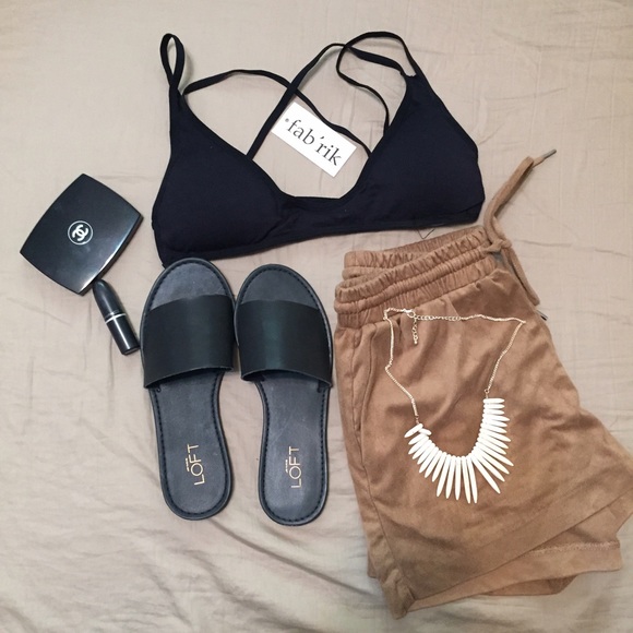 Fab'rik Other - Black fab'rik Cross Back Bralette