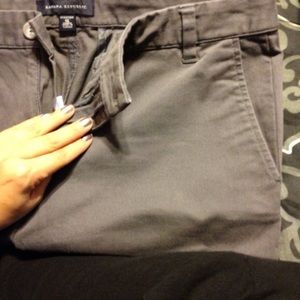 Banana Republic grey trouser pants