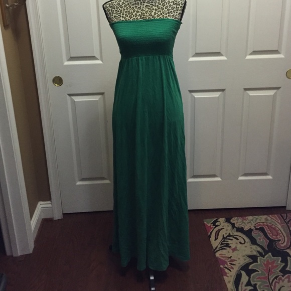 Michael Stars emerald green maxi dress